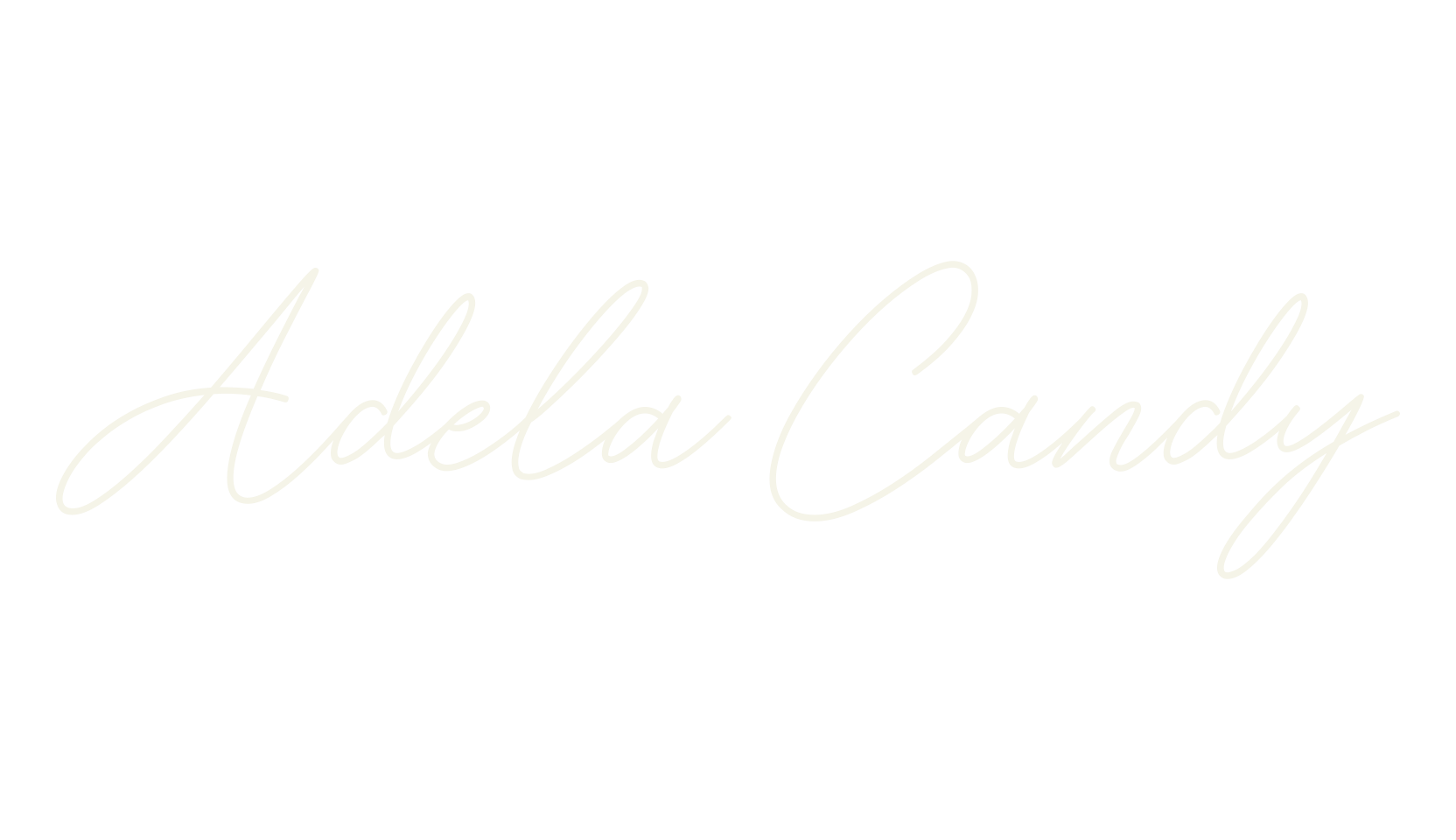 Adela Candy, thin font preview