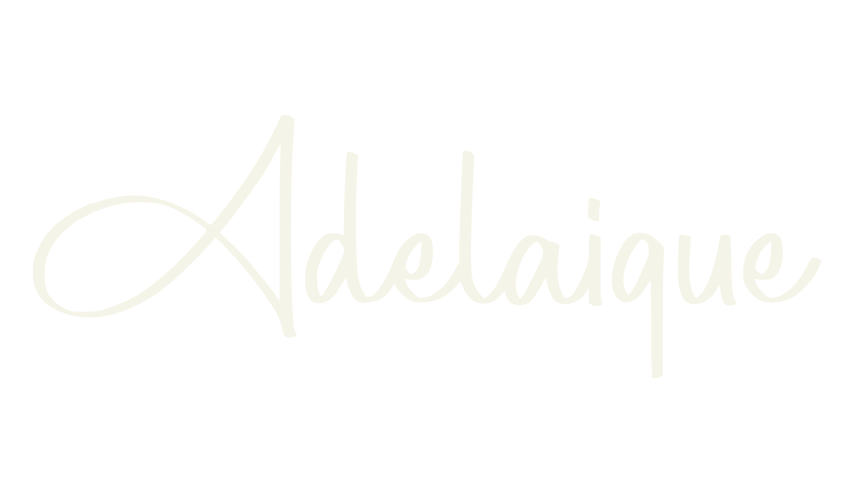 Adelaique, calligraphy font preview
