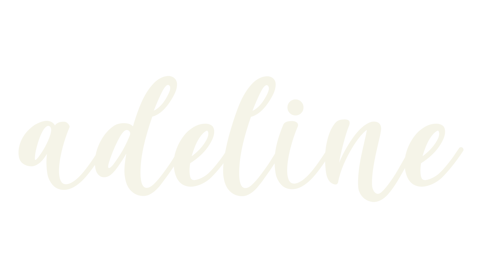 adeline, flower font preview