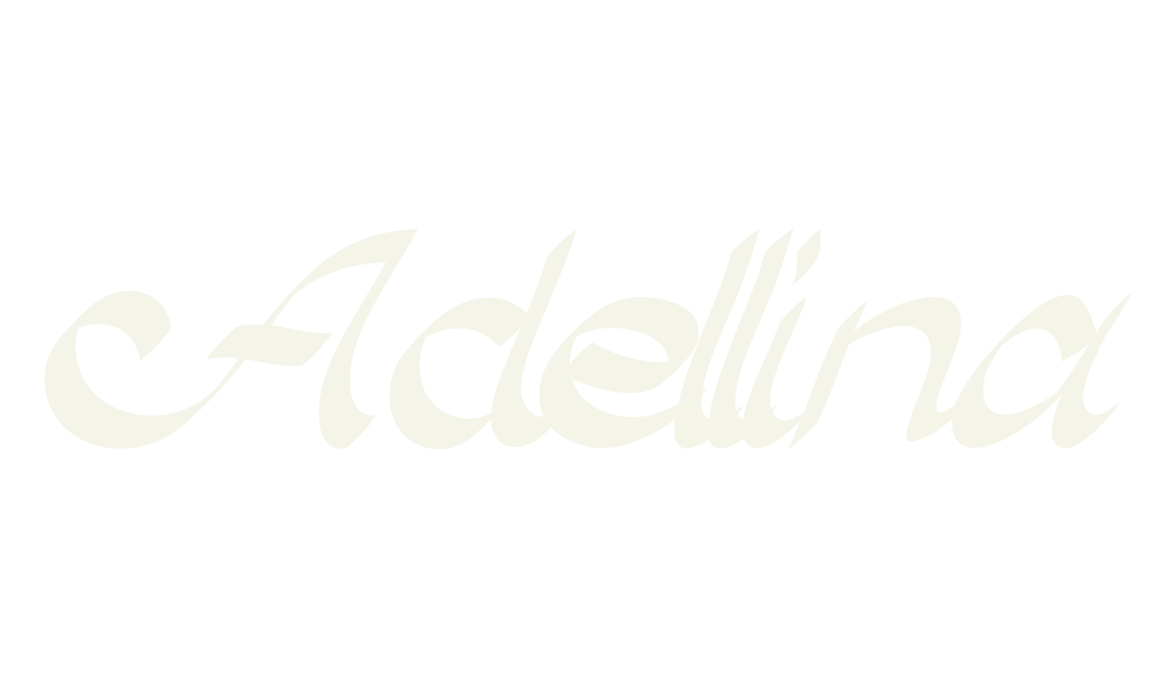 Adellina, script font preview