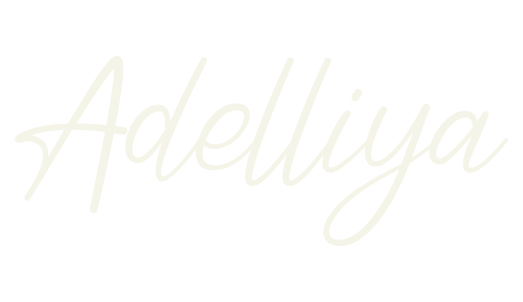 Adelliya, signature font preview