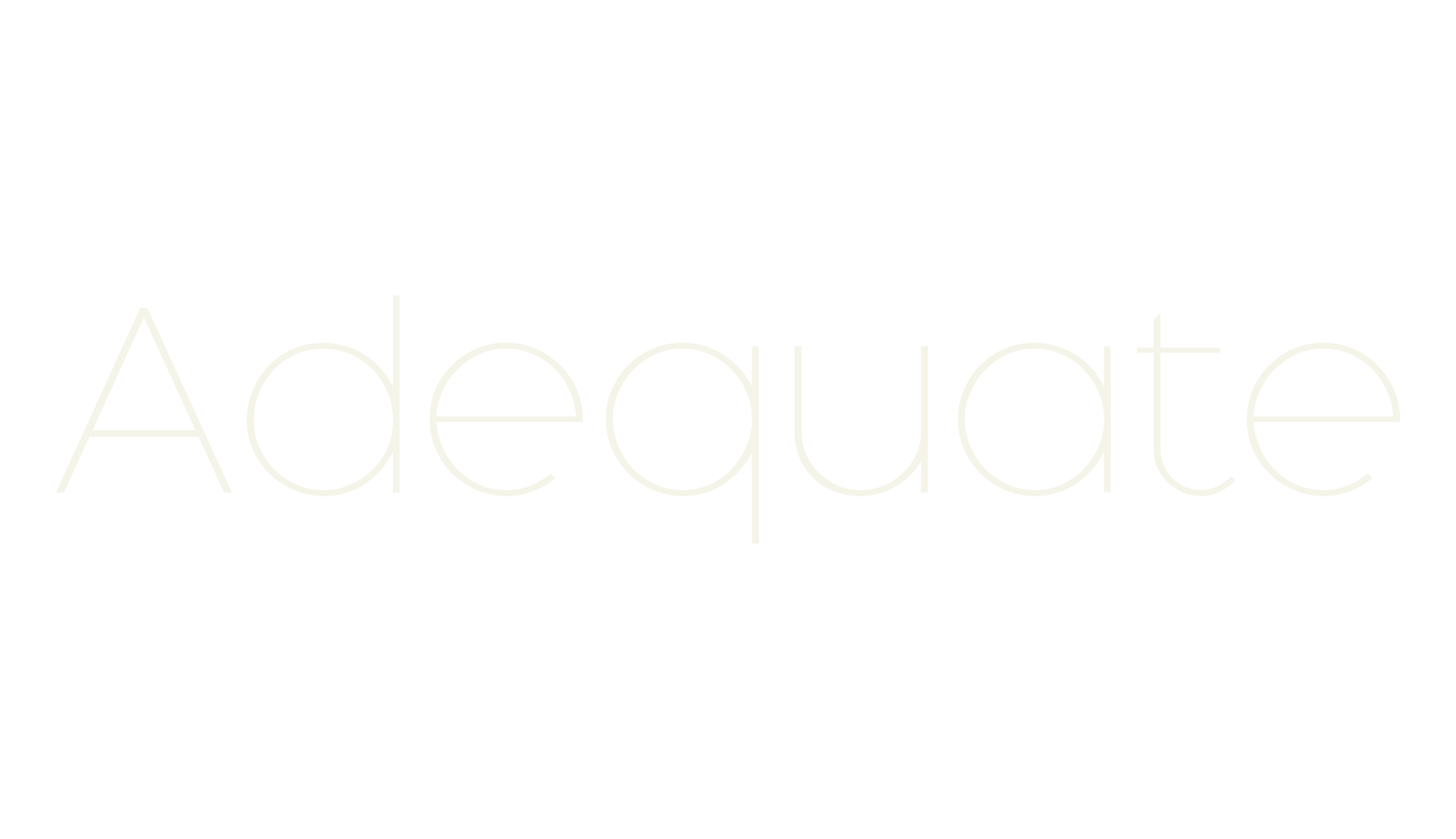 Adequate, basic font preview