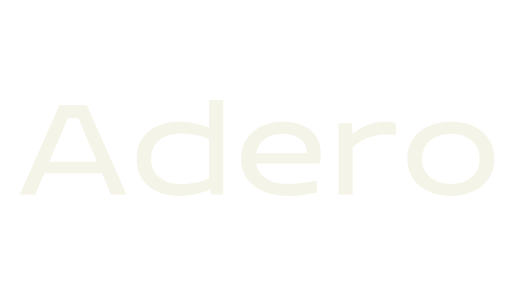 Adero, futuristic font preview