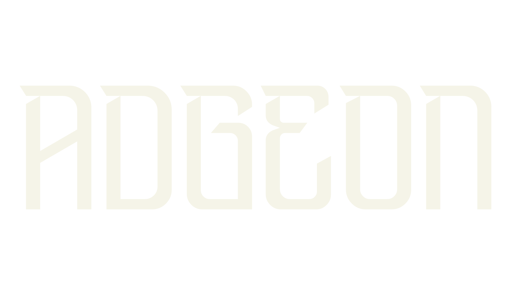 ADGEON, sans serif font preview