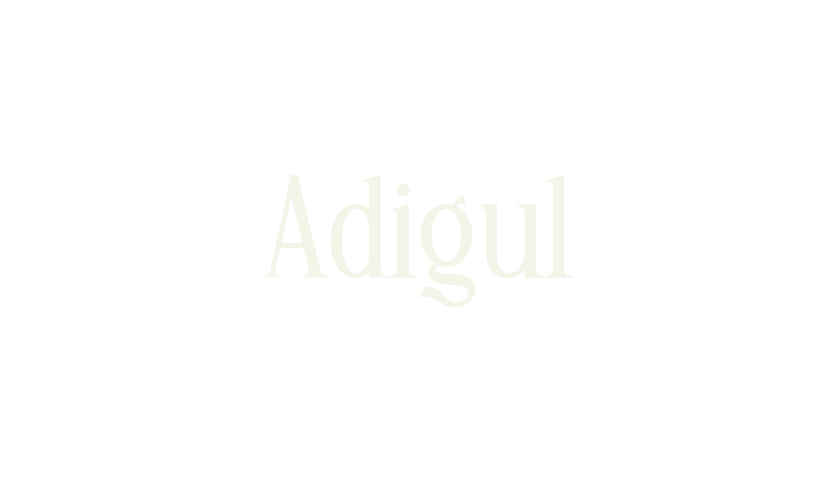 Adigul, wedding font preview