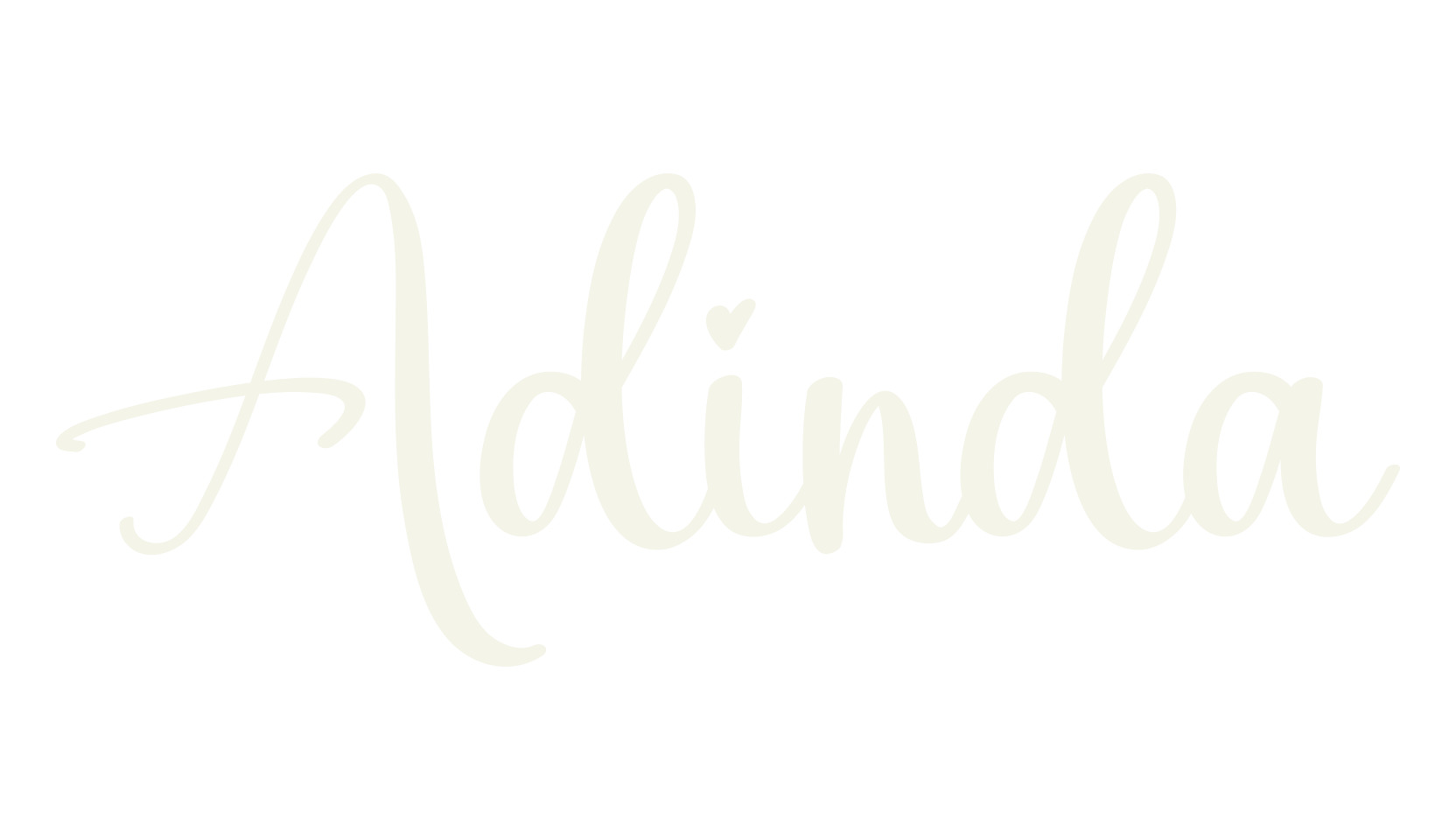 Adinda, calligraphy font preview