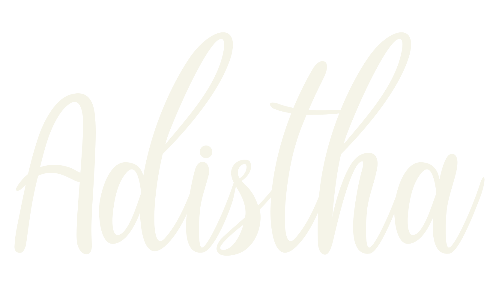 Adistha, script font preview