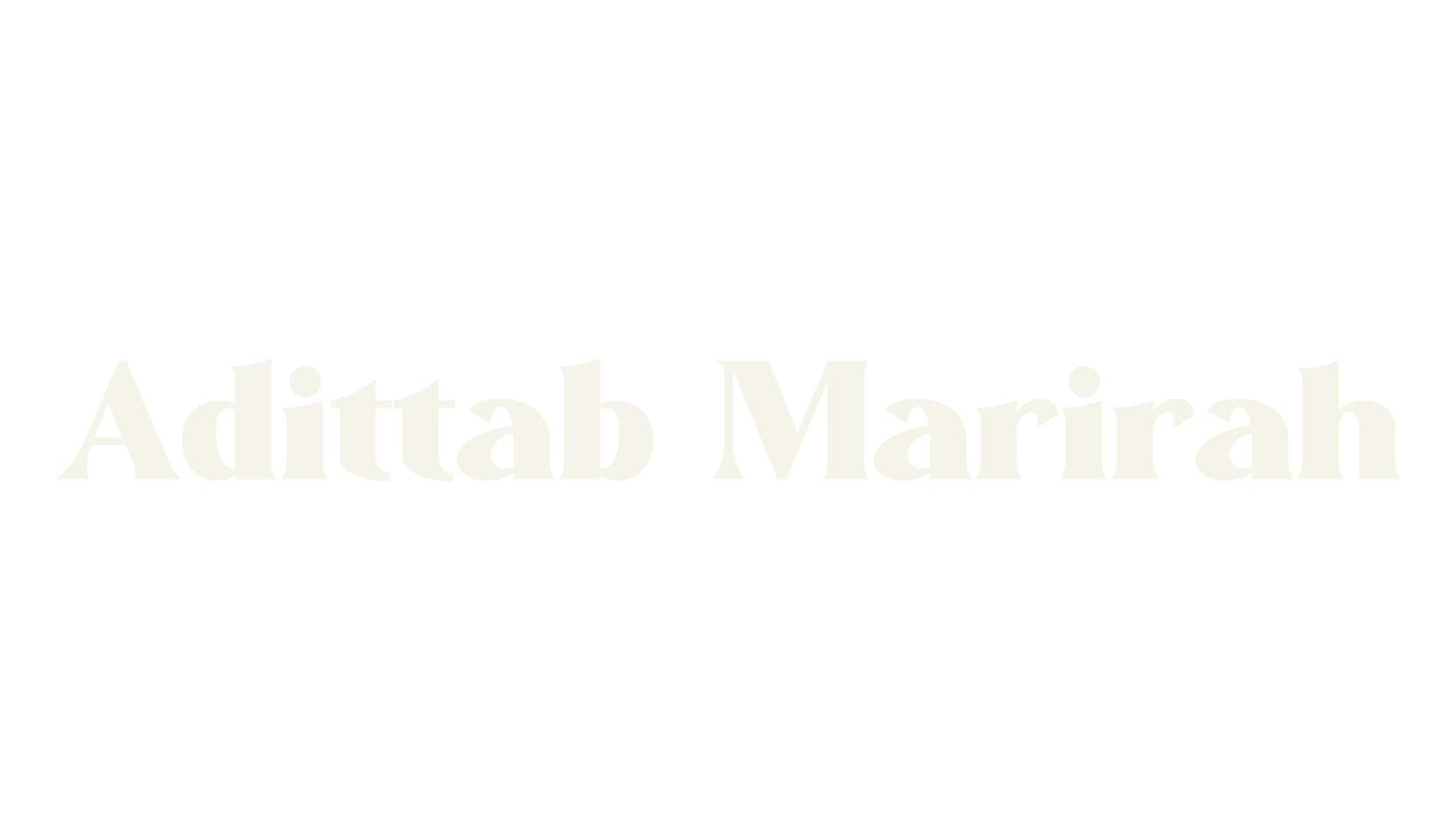 Adittab Marirah, serif font preview