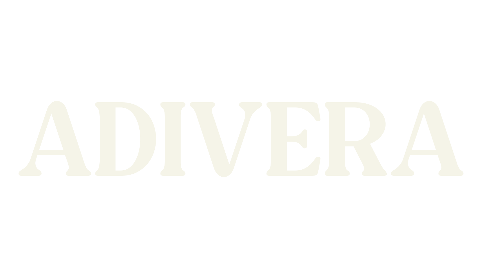 ADIVERA, typography font preview
