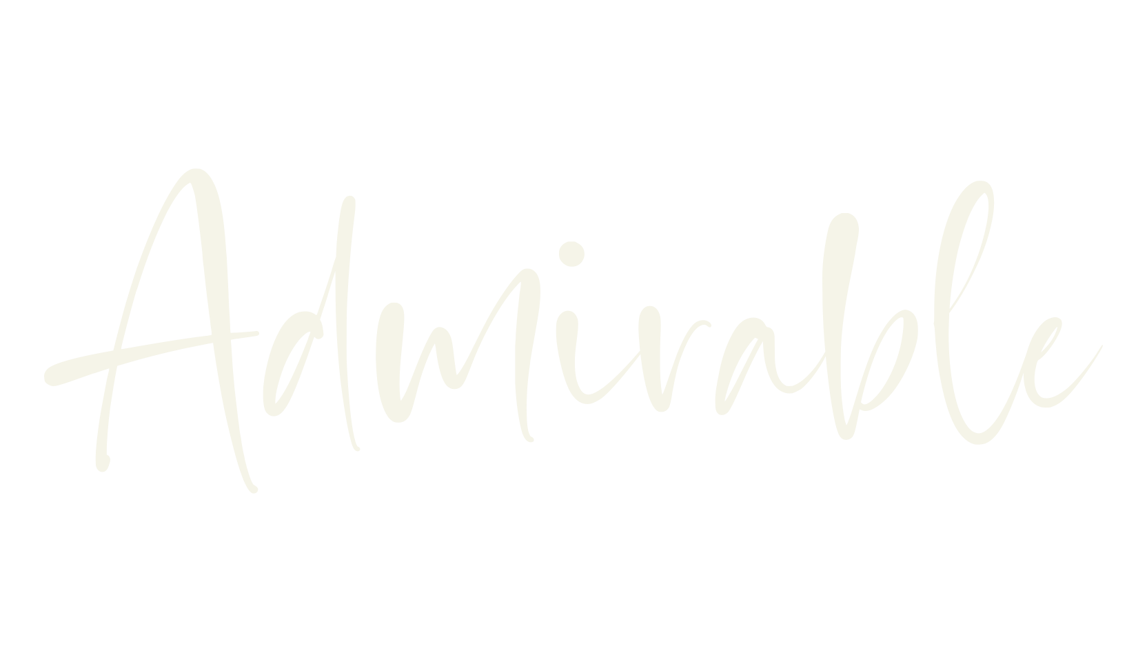 Admirable, fashion script font preview