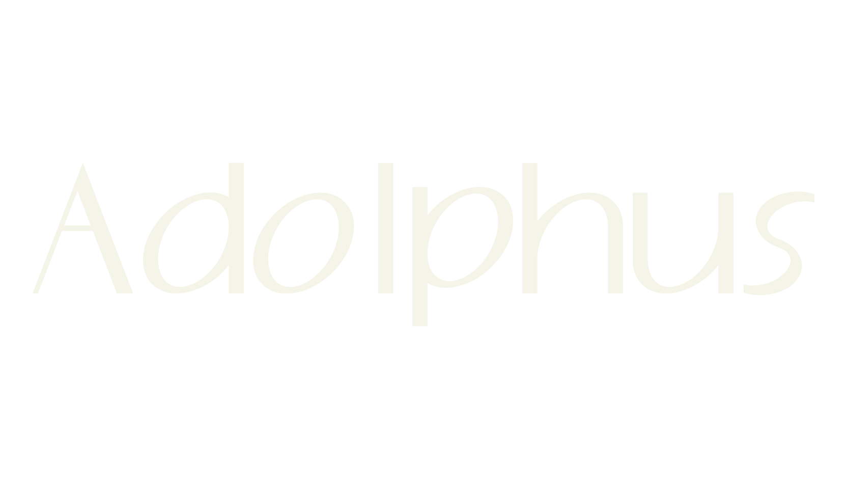 Adolphus, legible font preview