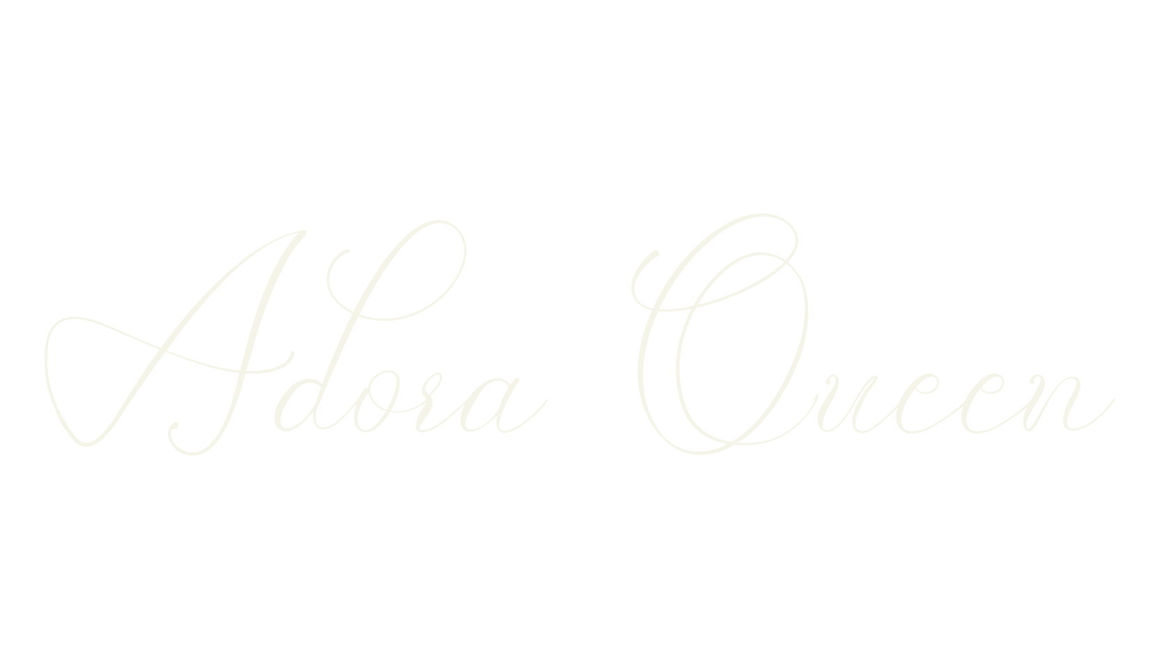 Adora Queen, fashion script font preview