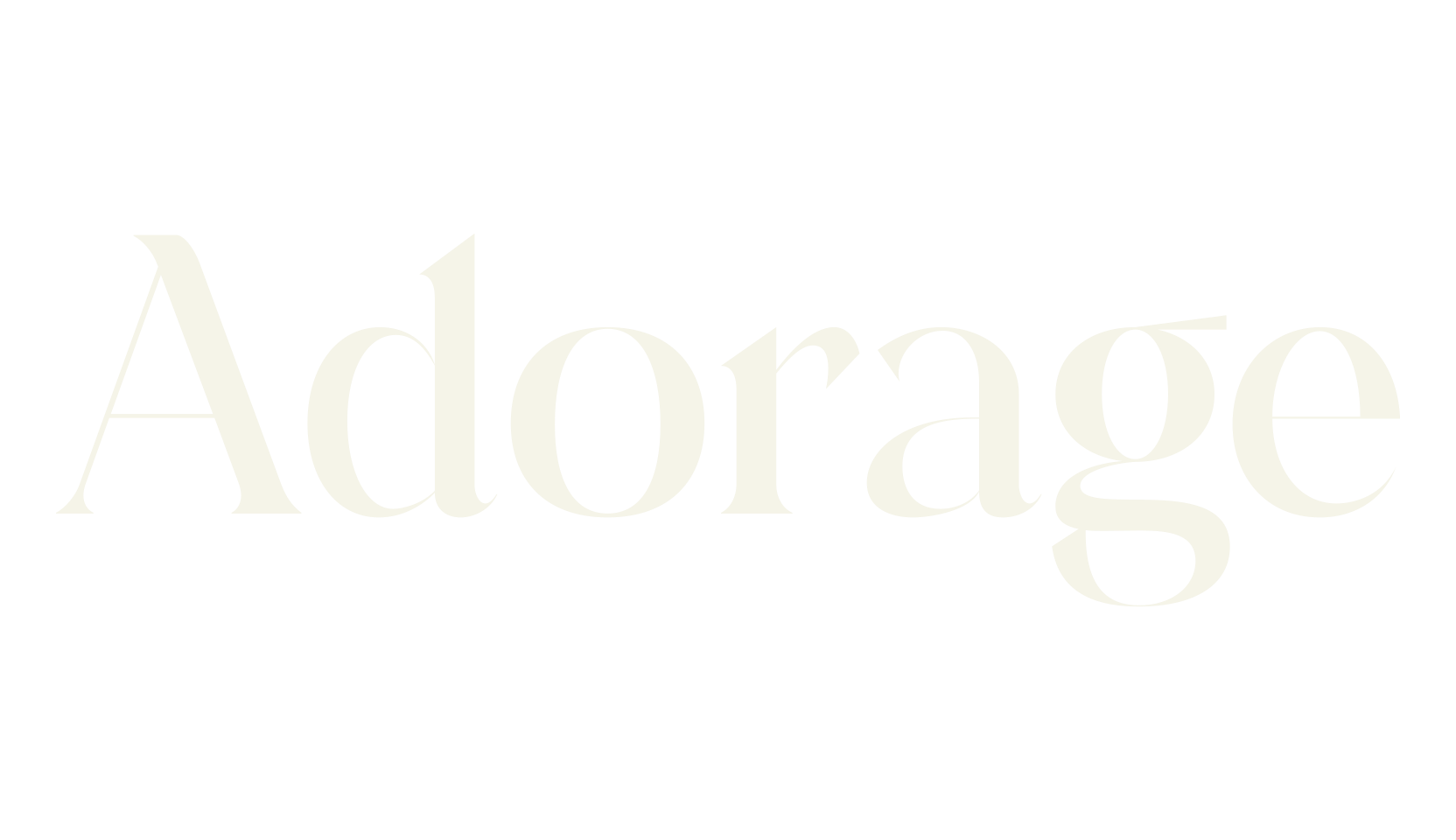 Adorage, serif font preview