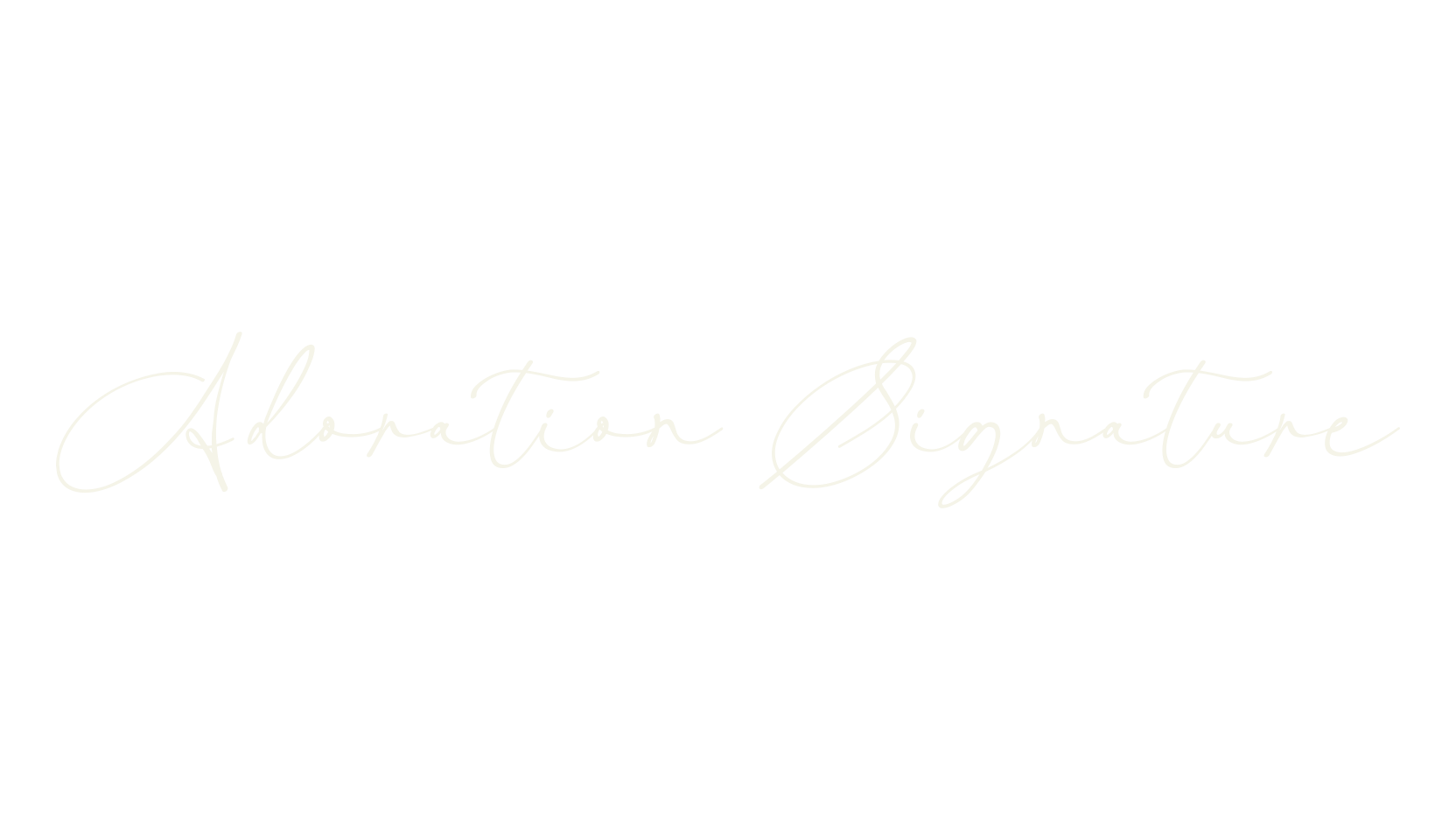 Adoration Signature, fashion script font preview