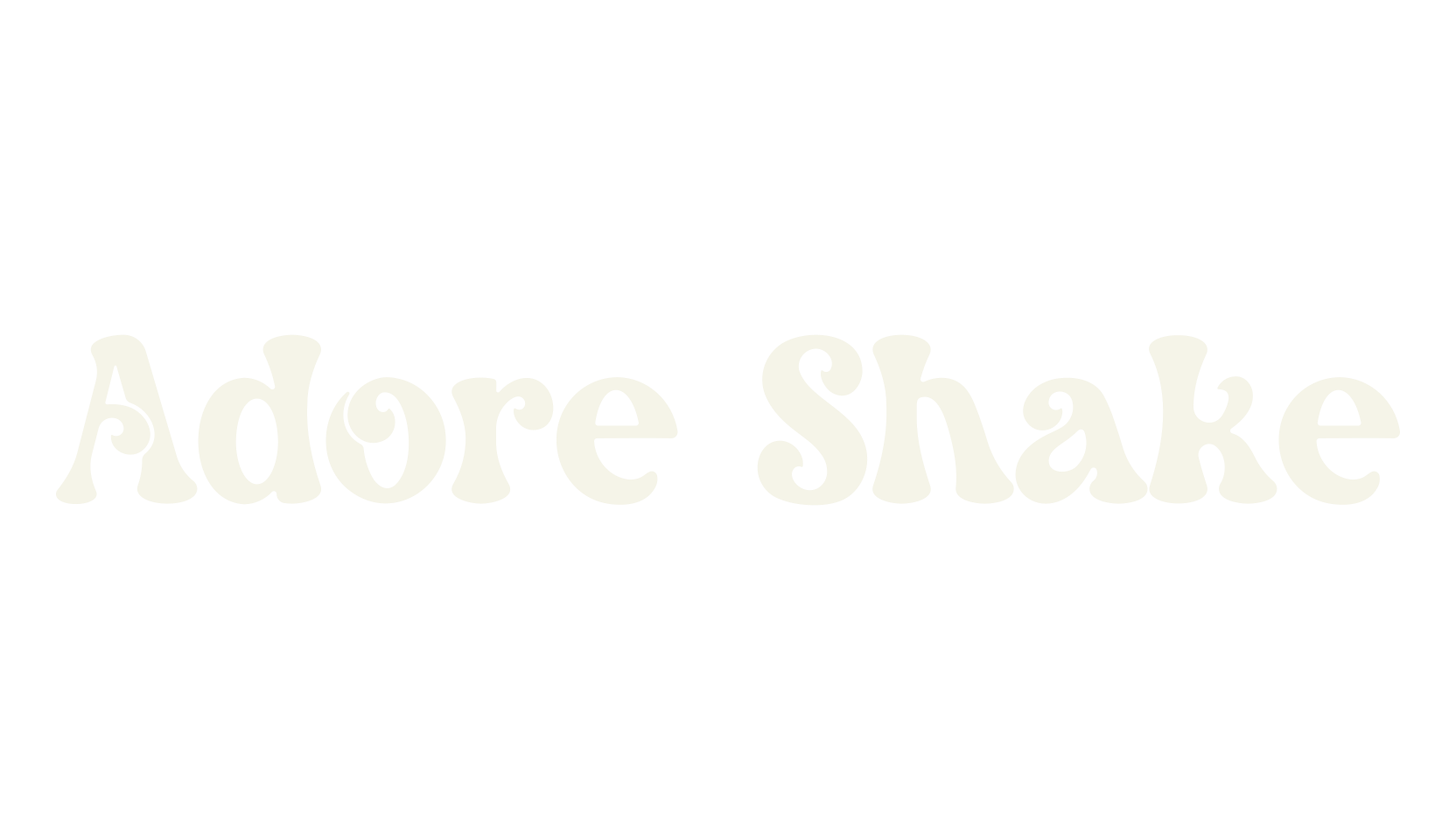 Adore Shake, classic font preview