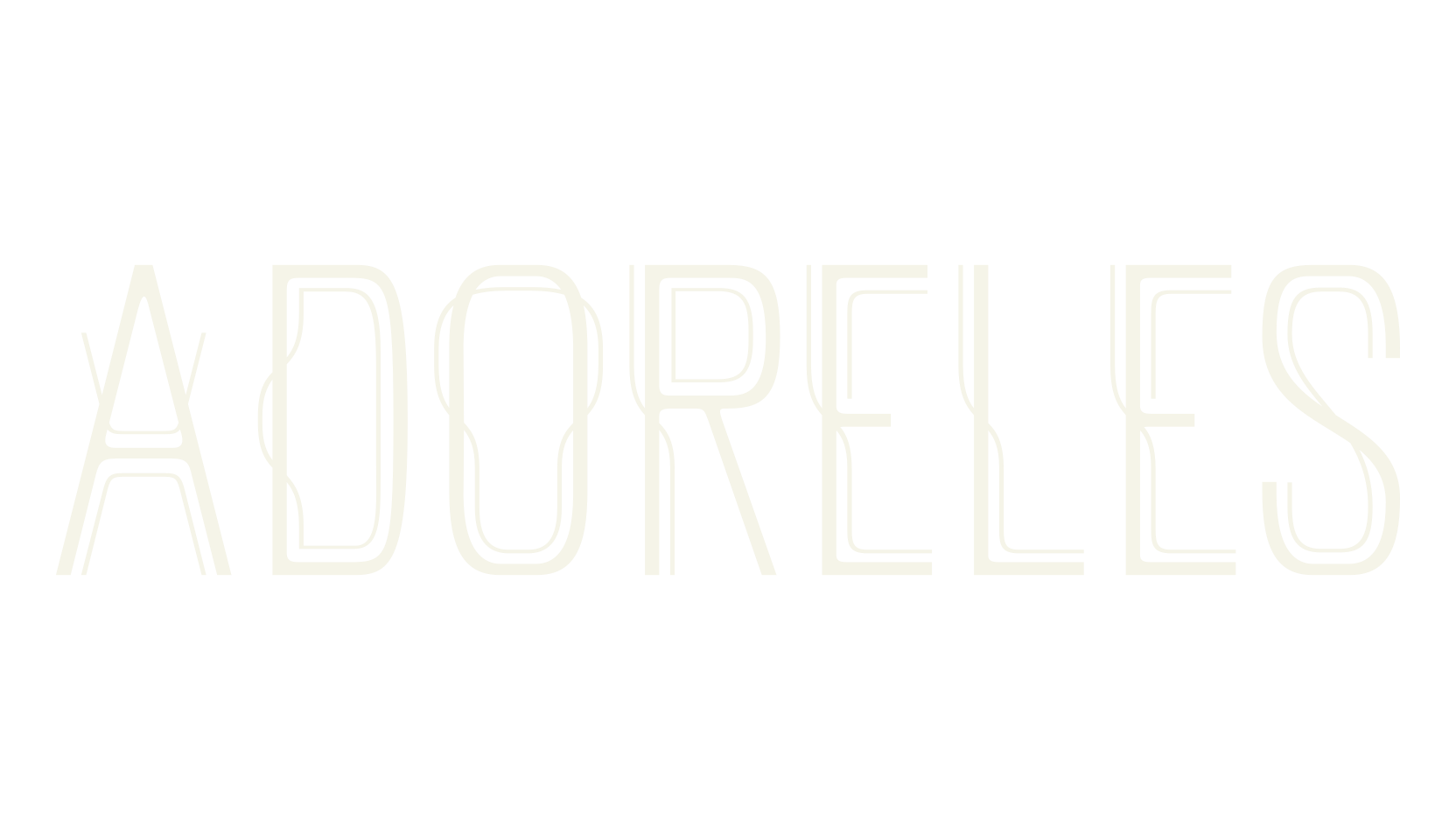 Adoreles, sans font preview