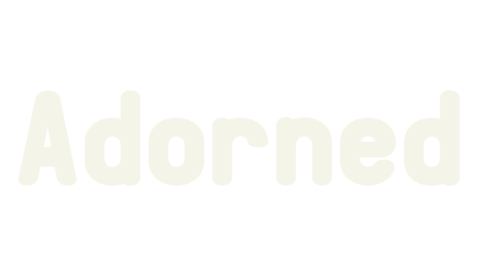 Adorned, sans serif font preview