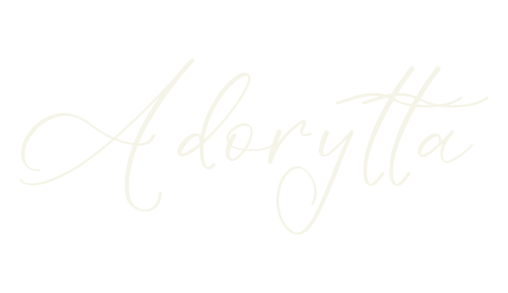 Adorytta, script font preview
