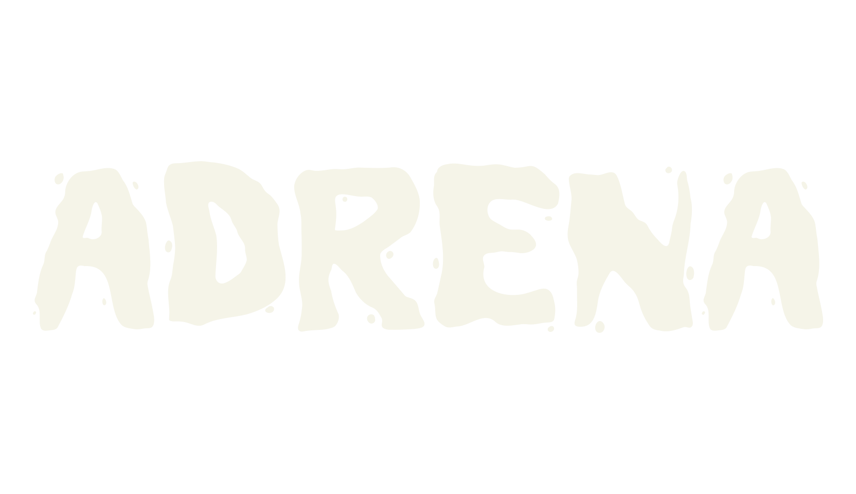 ADRENA, graffiti font preview