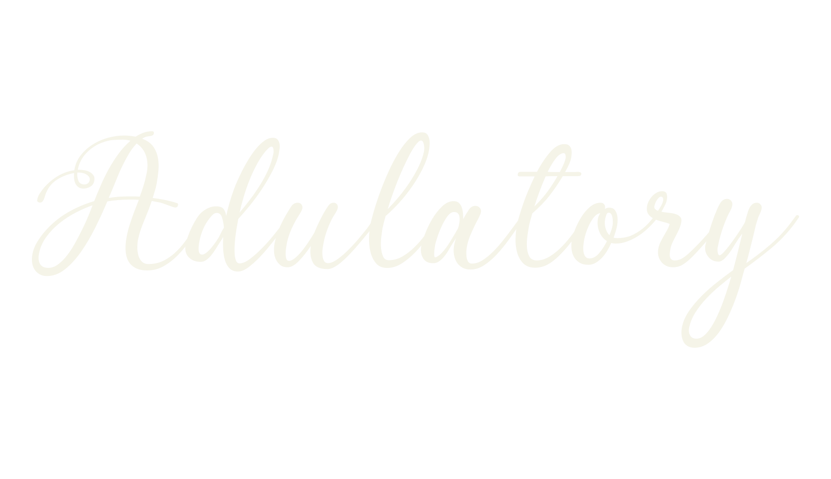 Adulatory, fashion script font preview