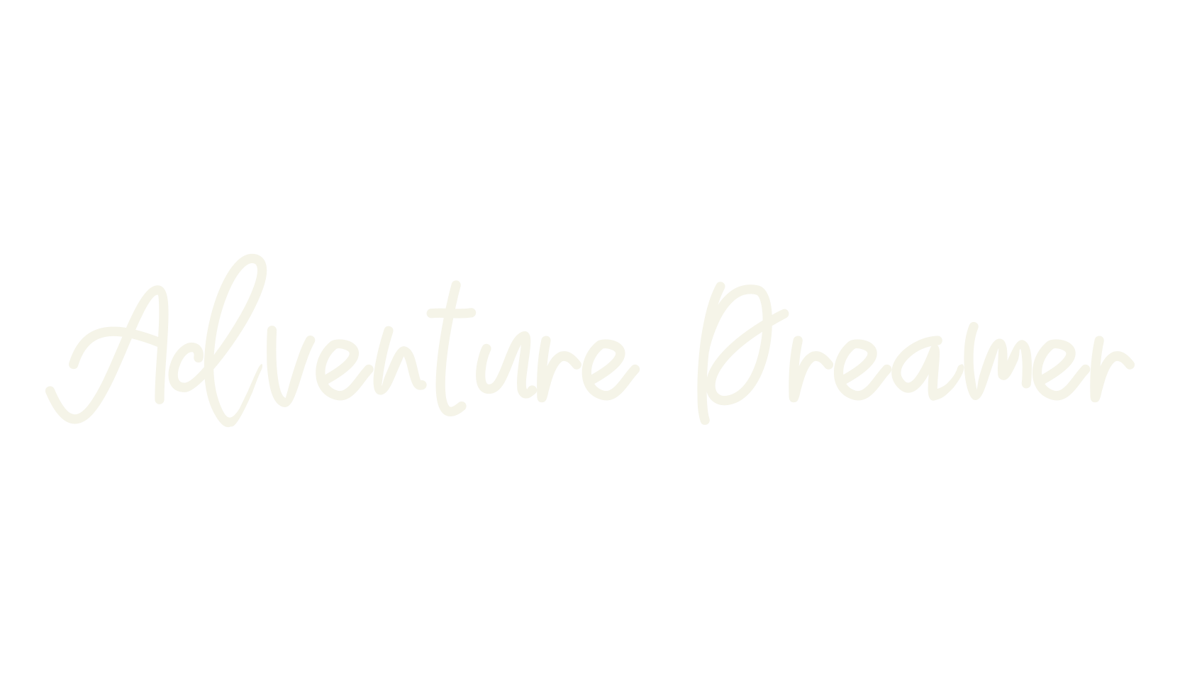 Adventure Dreamer, lettering font preview