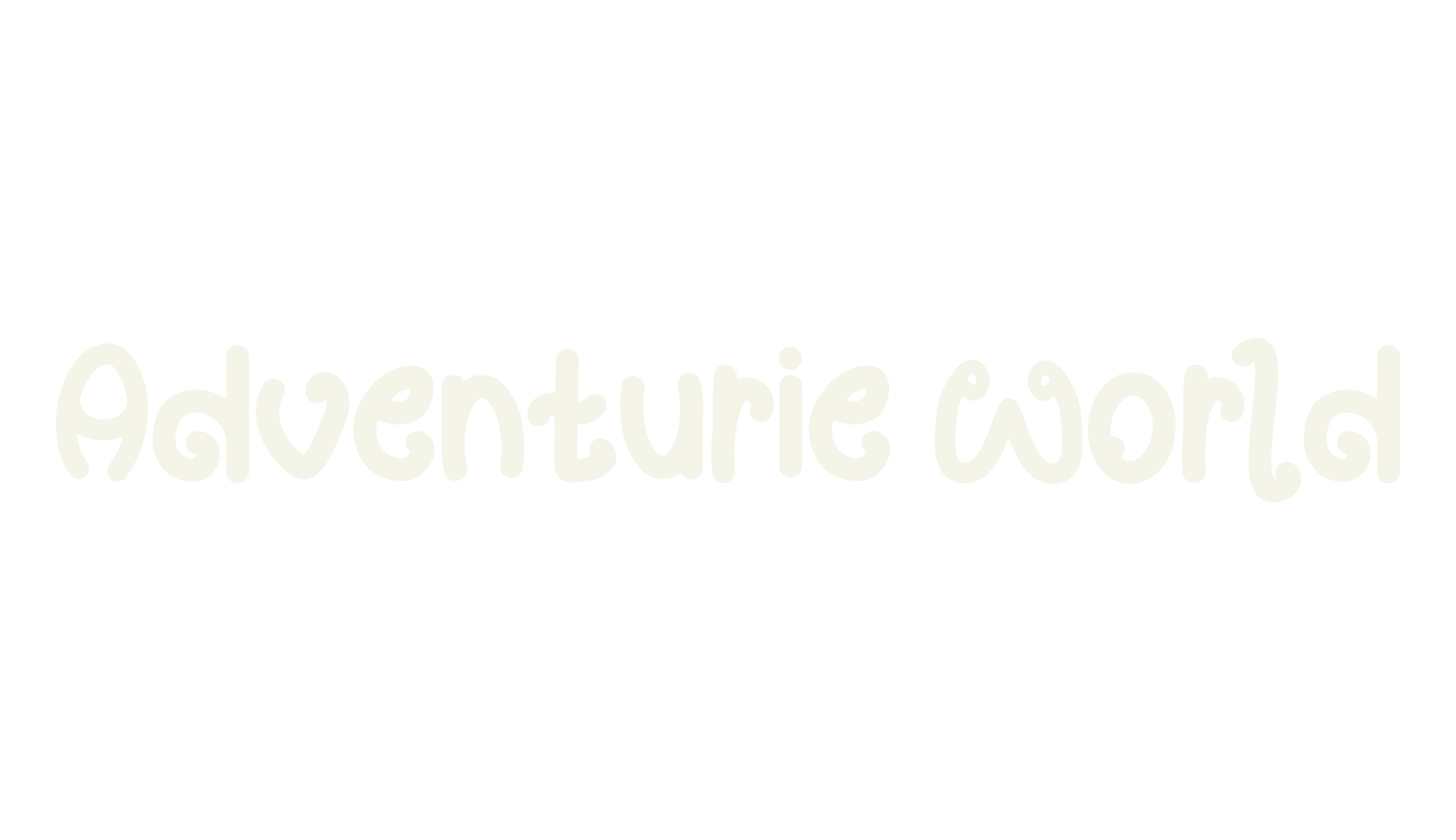 Adventurie World, children font preview