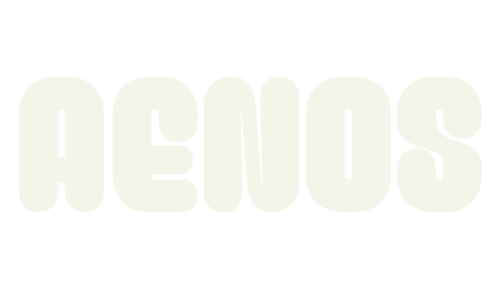 AENOS, condensed font preview