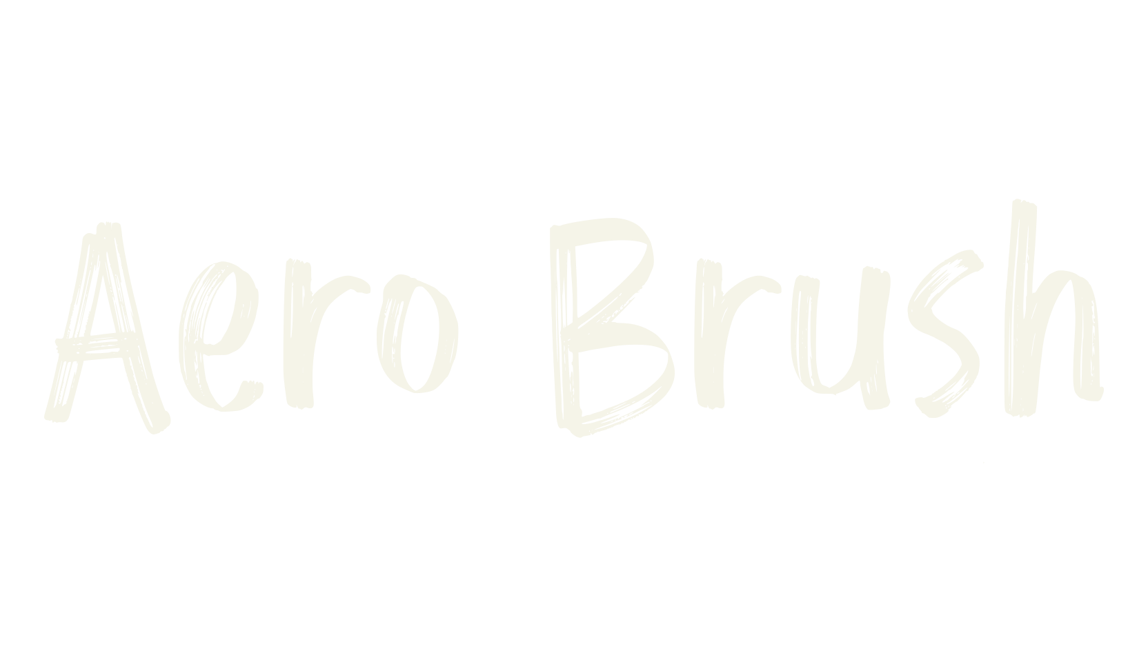 Aero Brush, fancy font preview