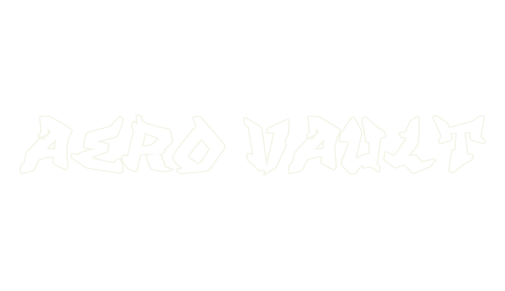 Aero Vault, graffiti font preview