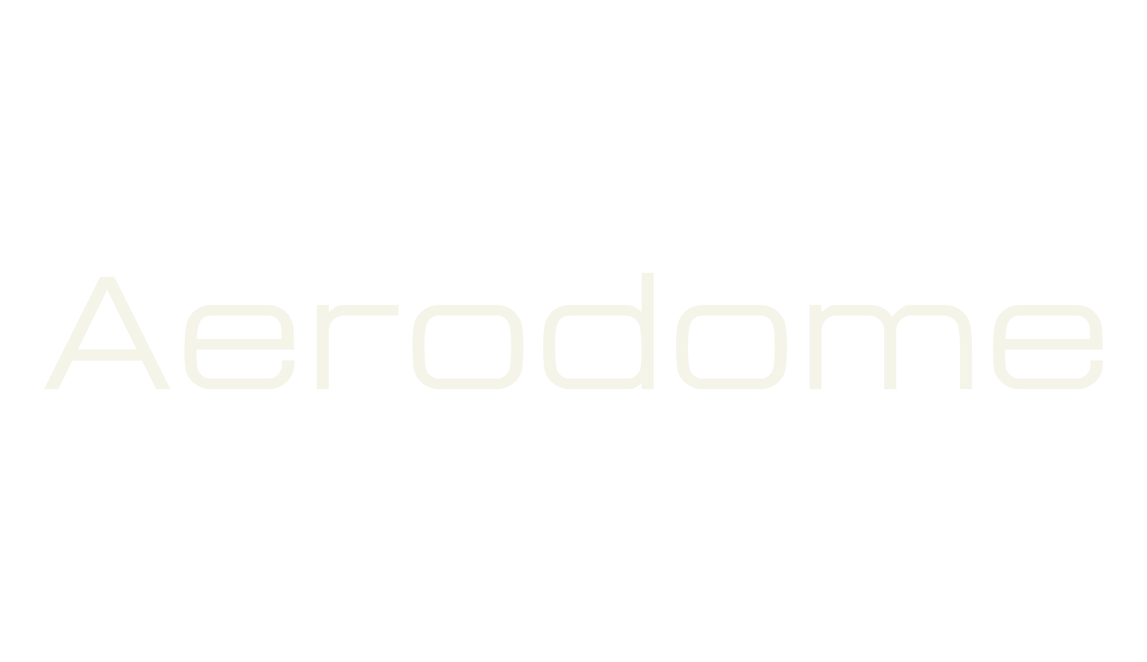 Aerodome, futuristic font preview