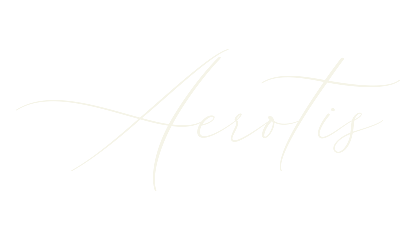 Aerotis, calligraphy font preview