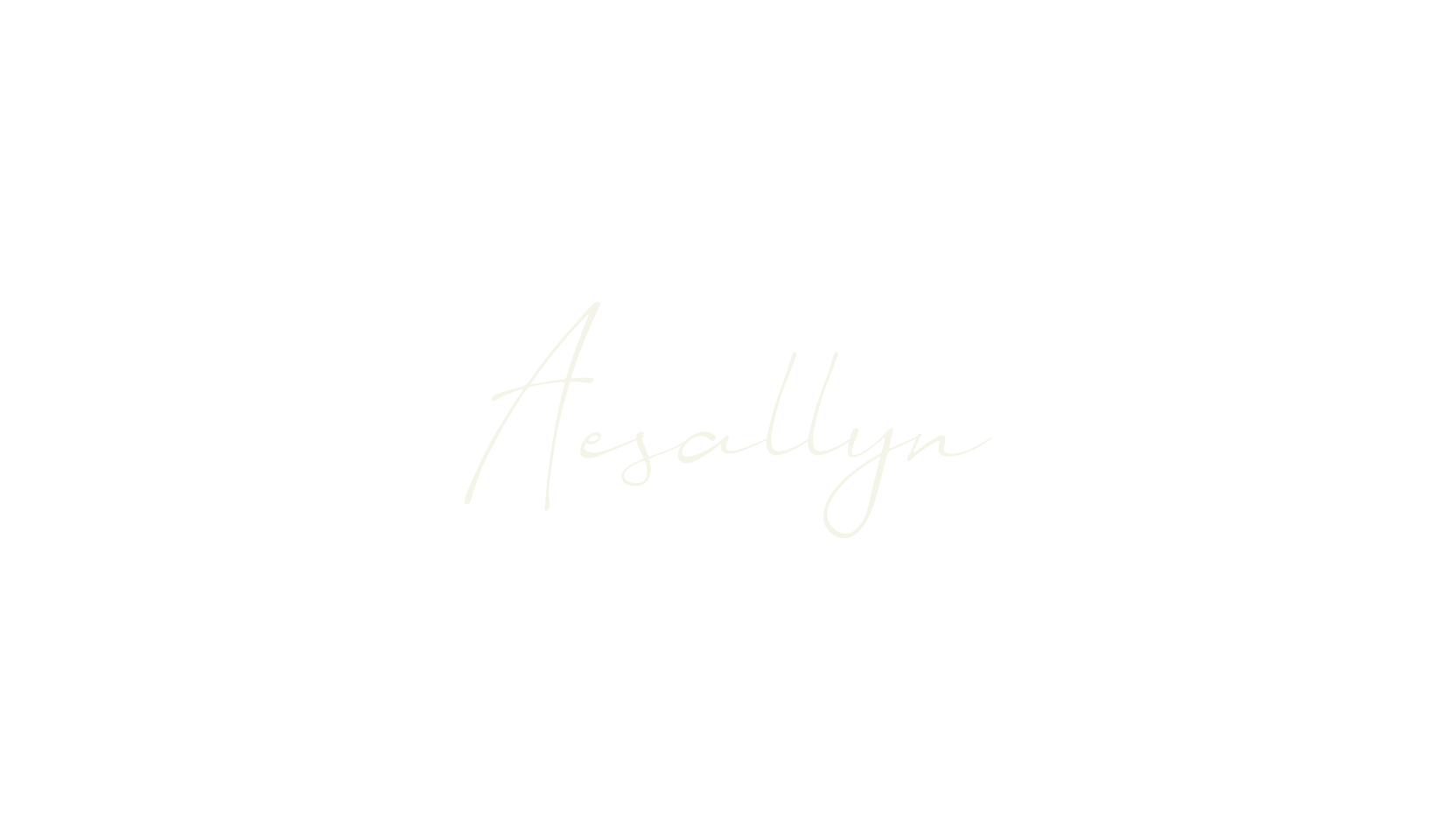 Aesallyn, calligraphy font preview