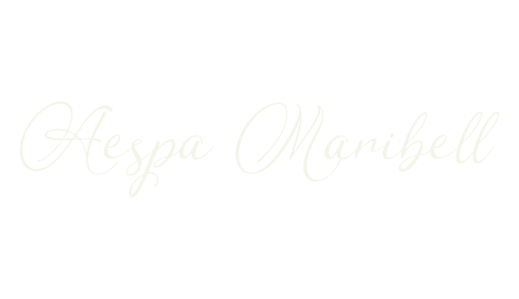 Aespa Maribell, calligraphy font preview