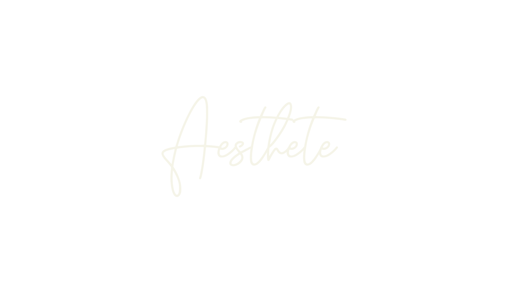 Aesthete, calligraphy font preview