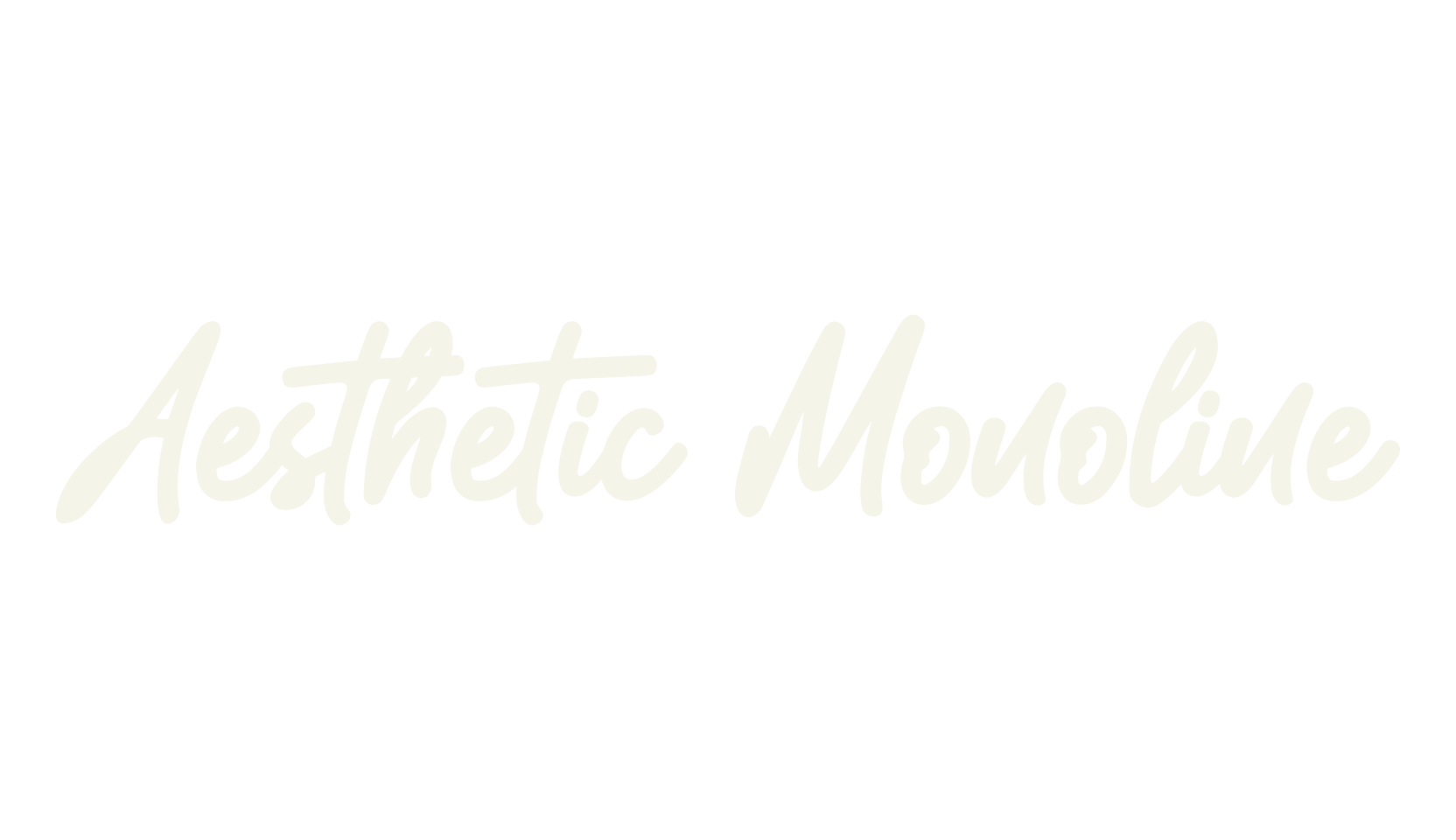 Aesthetic Monoline, cursive font preview