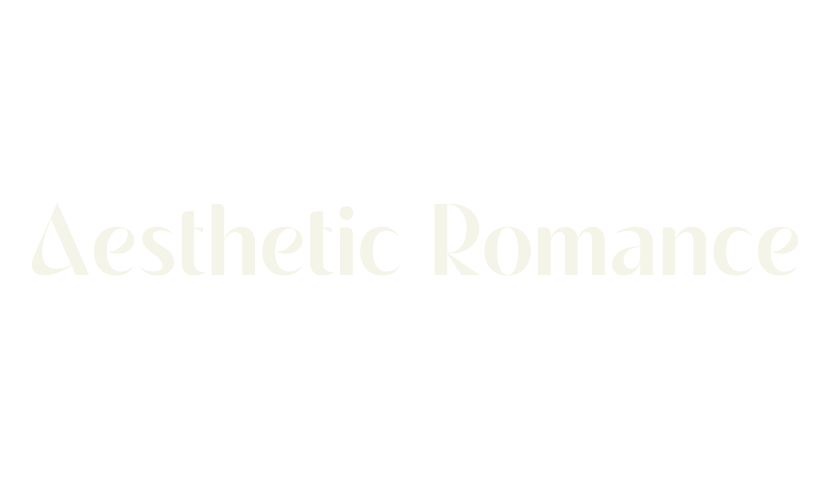 Aesthetic Romance, sans serif font preview