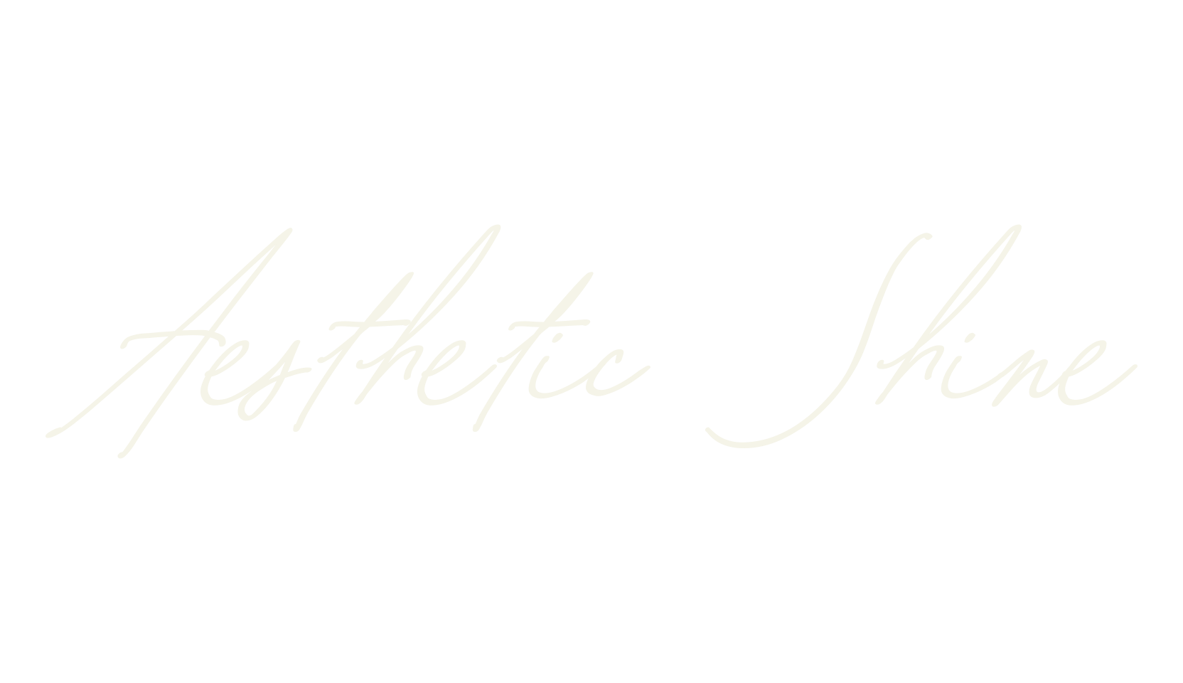 Aesthetic Shine, script font preview