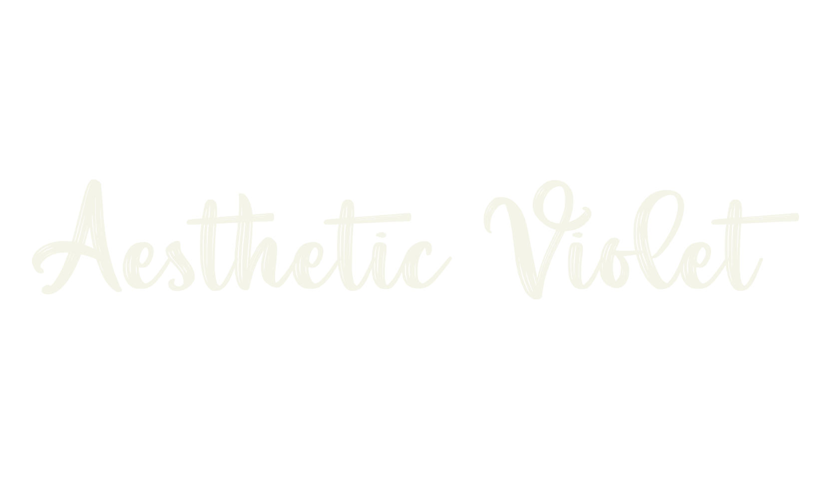 Aesthetic Violet, script font preview
