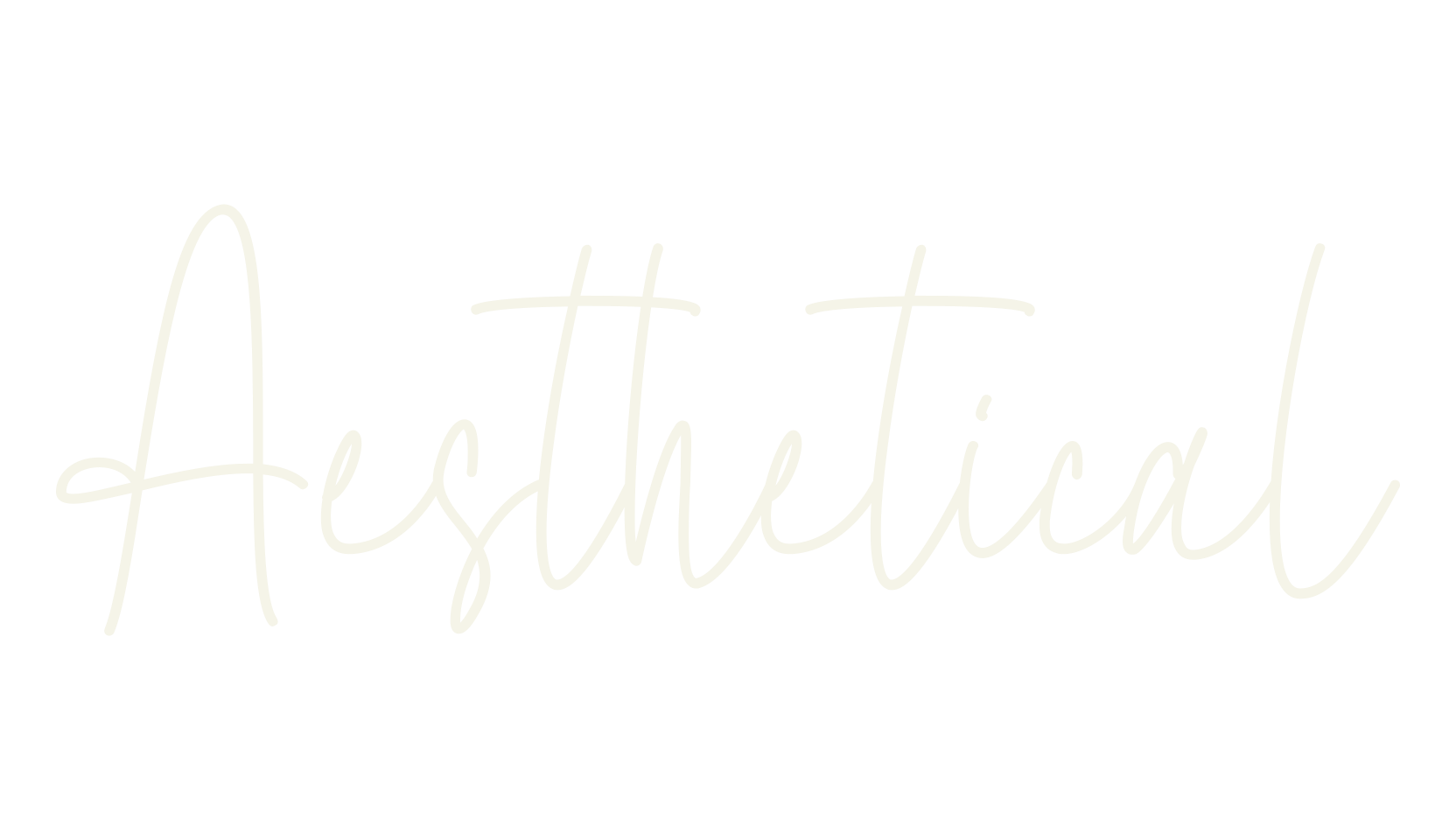 Aesthetical, watermark font preview