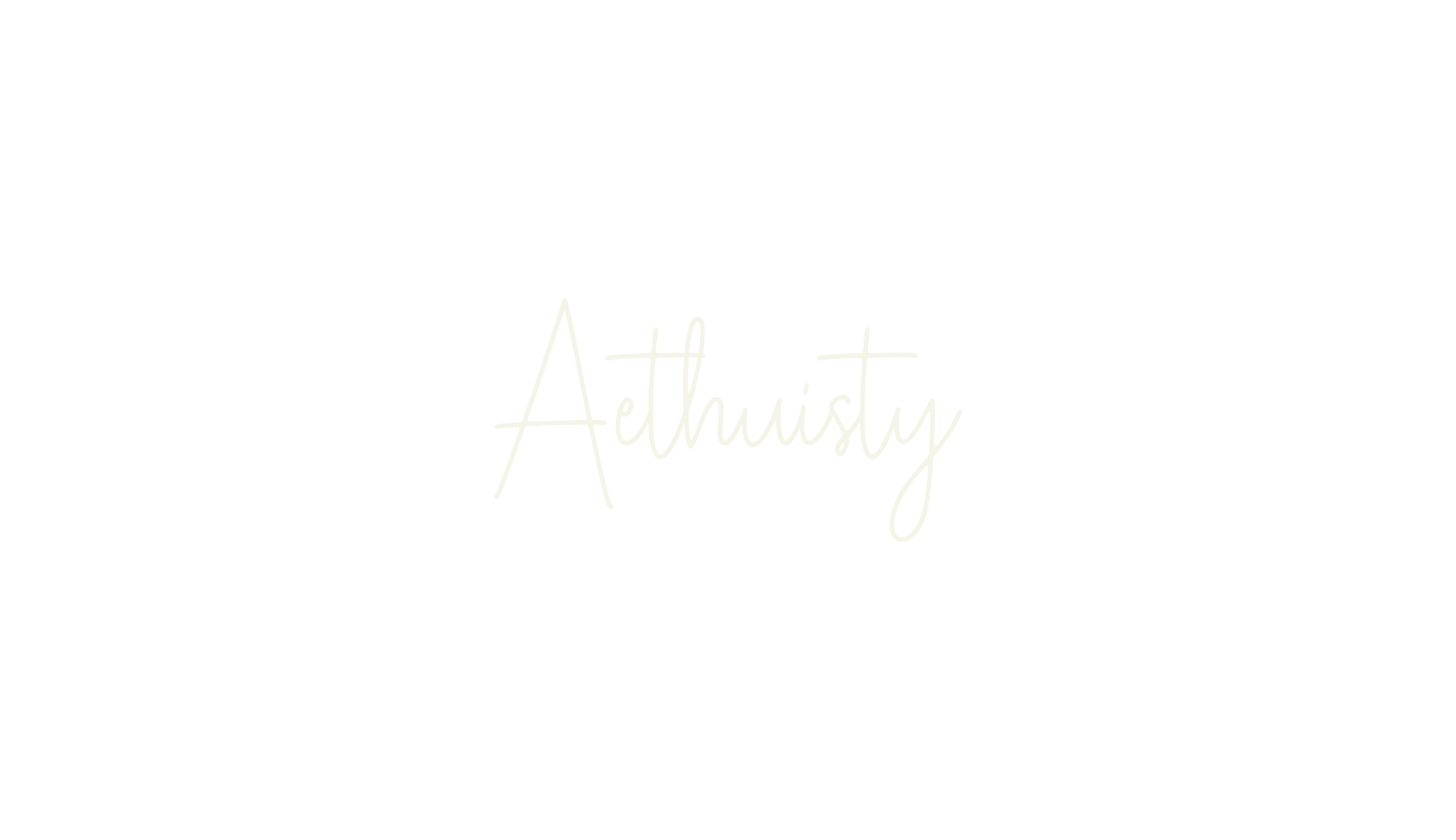 Aethuisty, signature font preview
