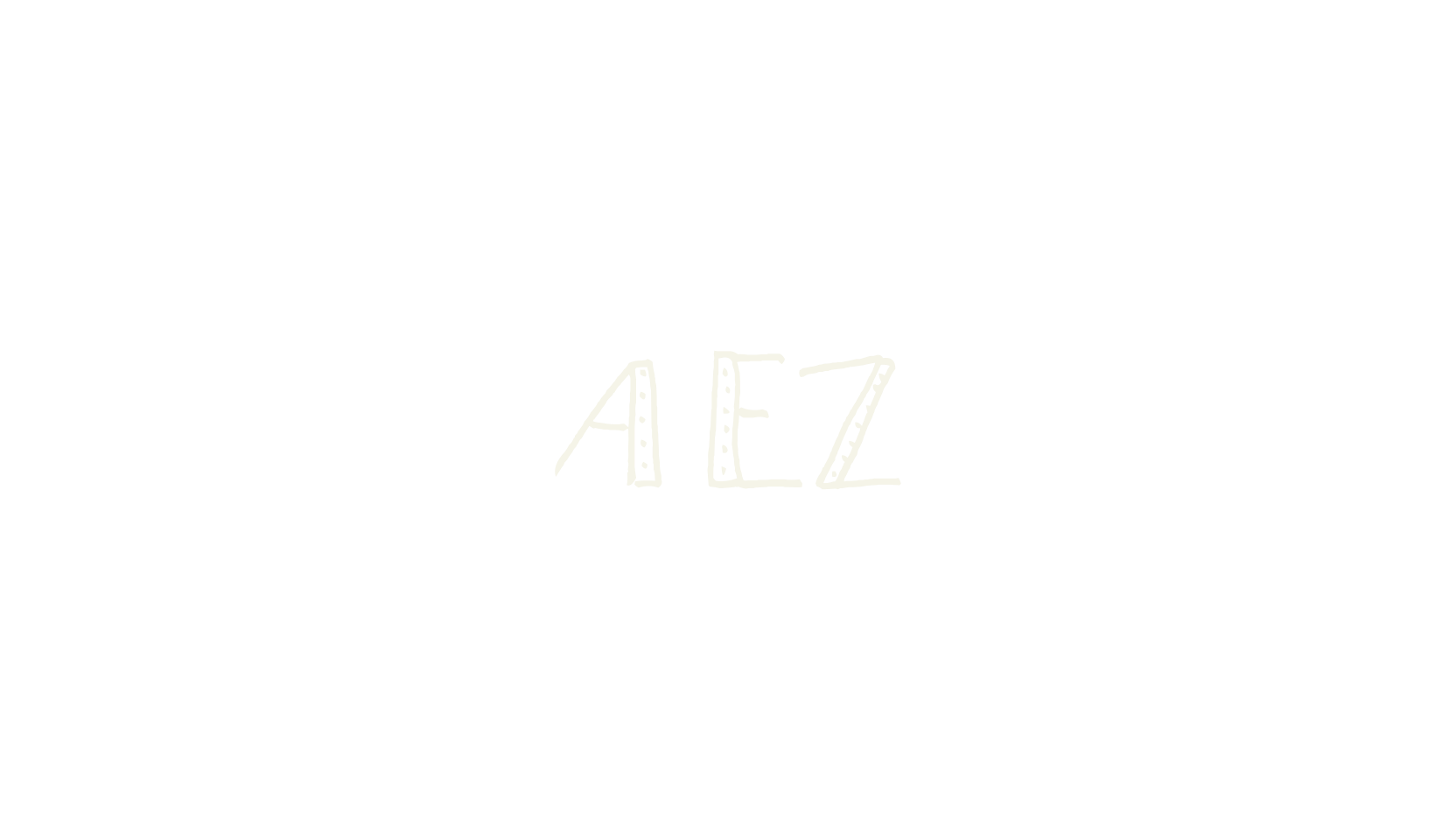 AEZ dots, children font preview
