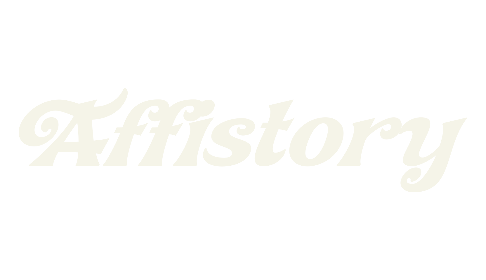 Affistory, calligraphy font preview