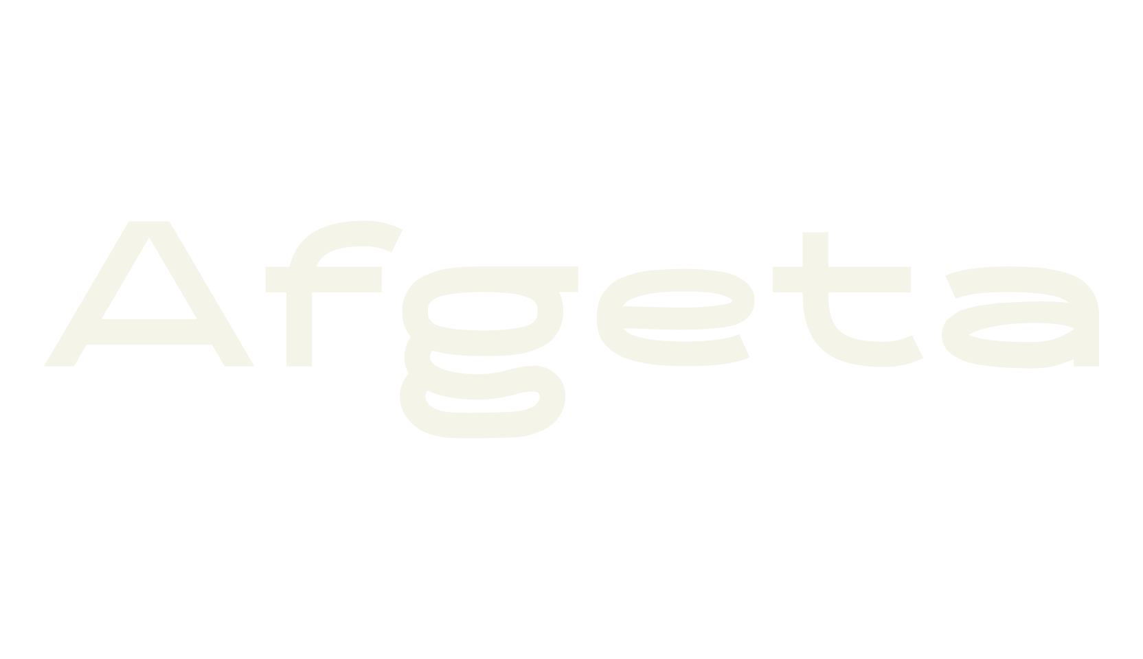 Afgeta, futuristic font preview