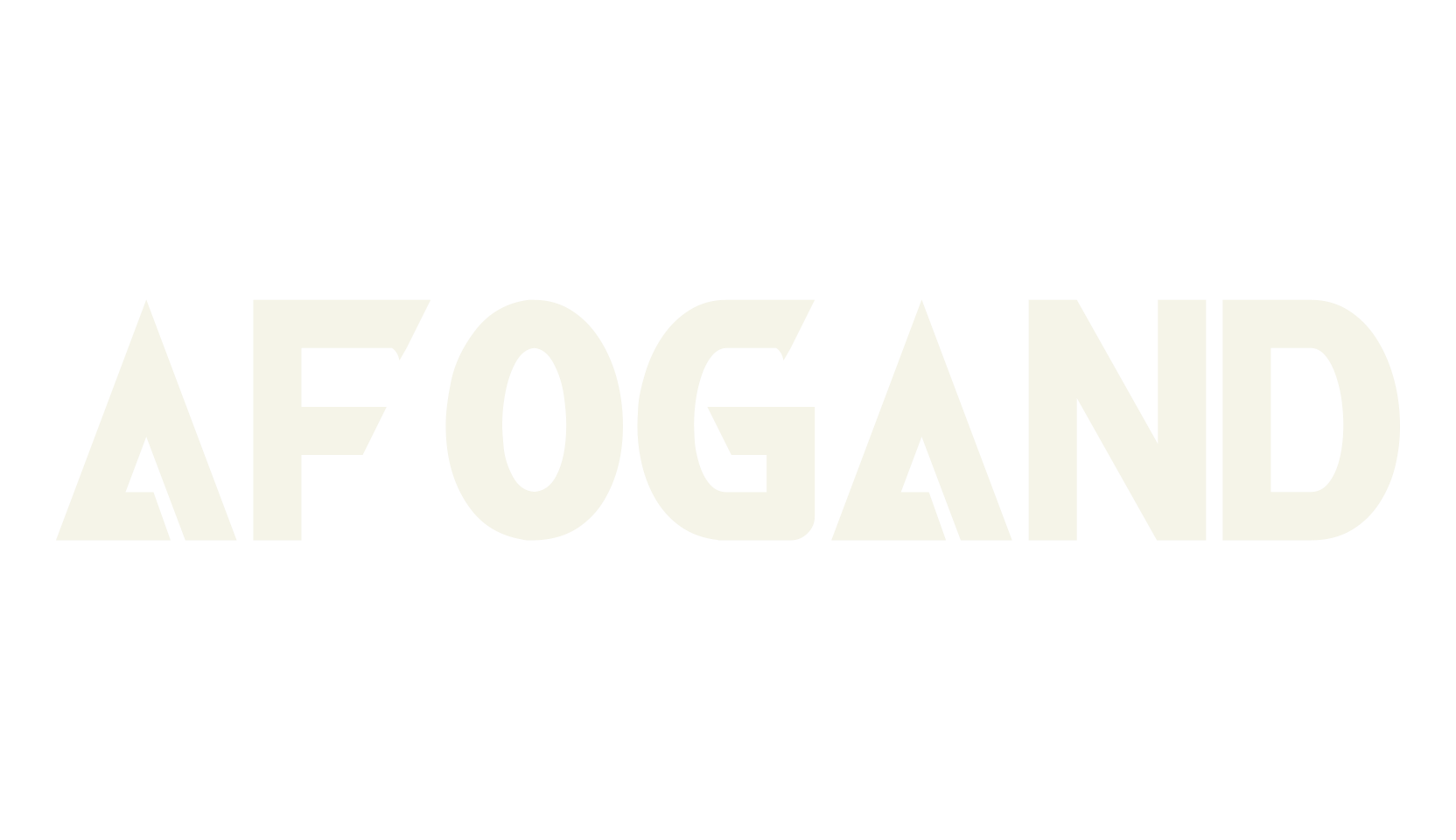 Afogand, gaming font preview