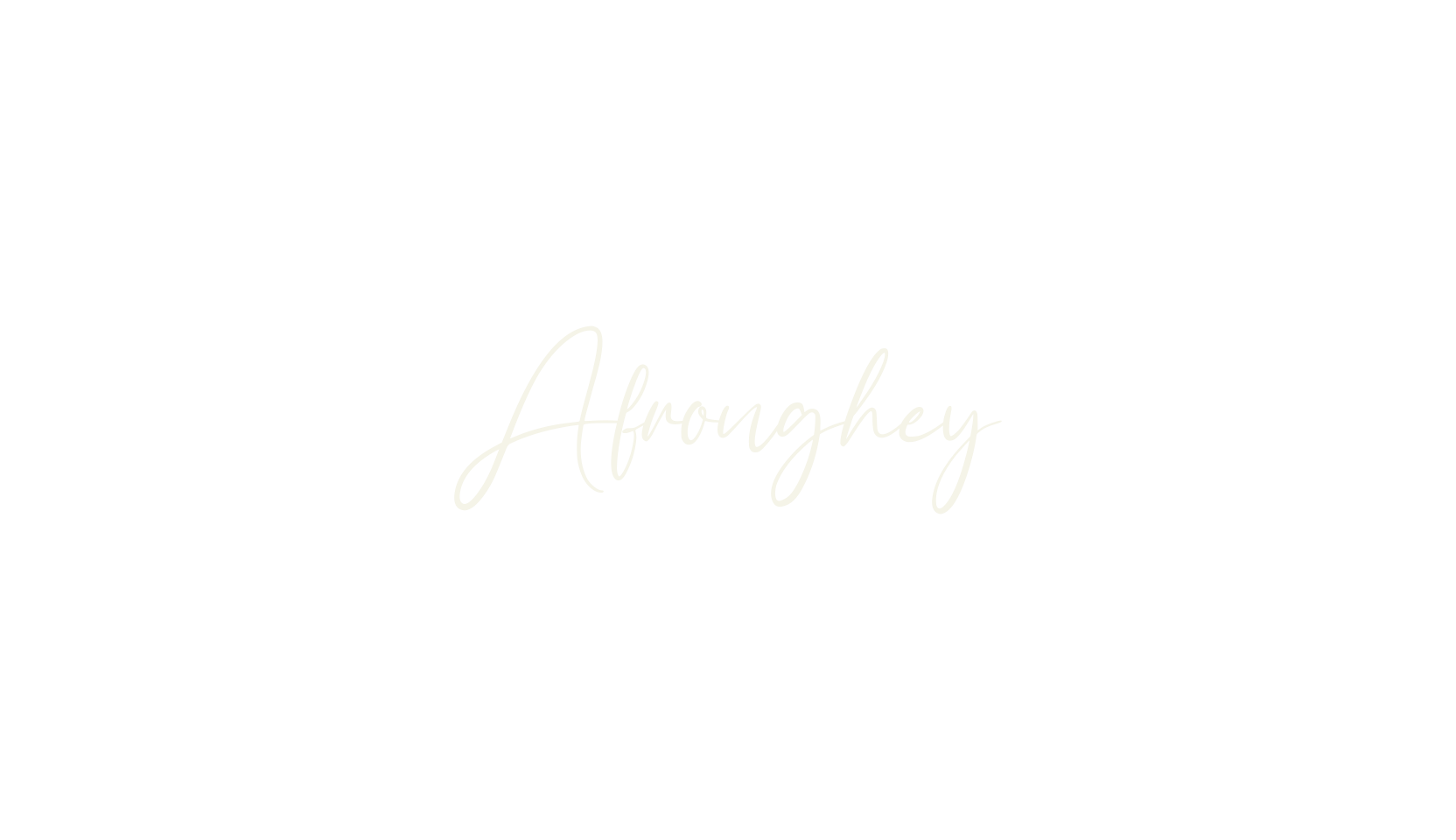 Afronghey, fashion script font preview
