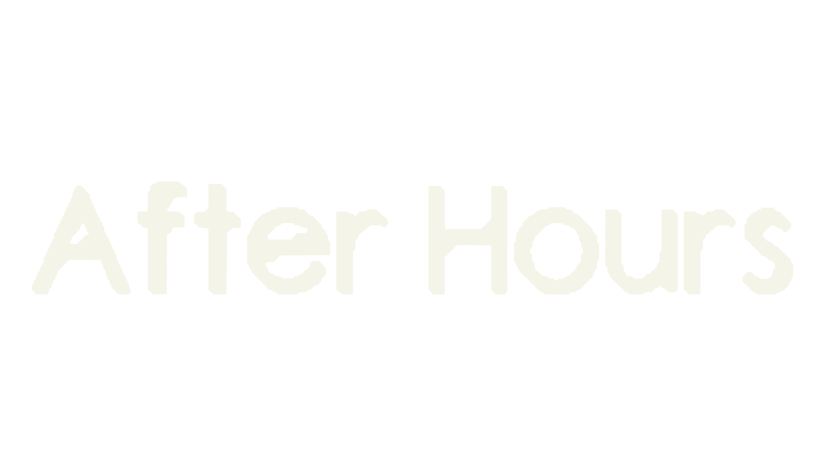 After Hours, decorative font preview