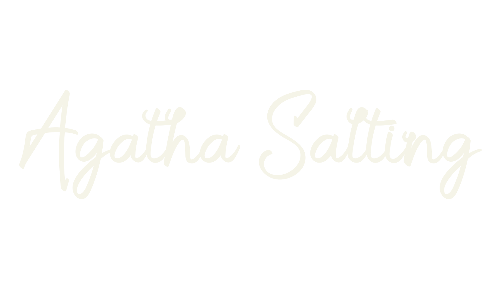 Agatha Salting, fancy font preview