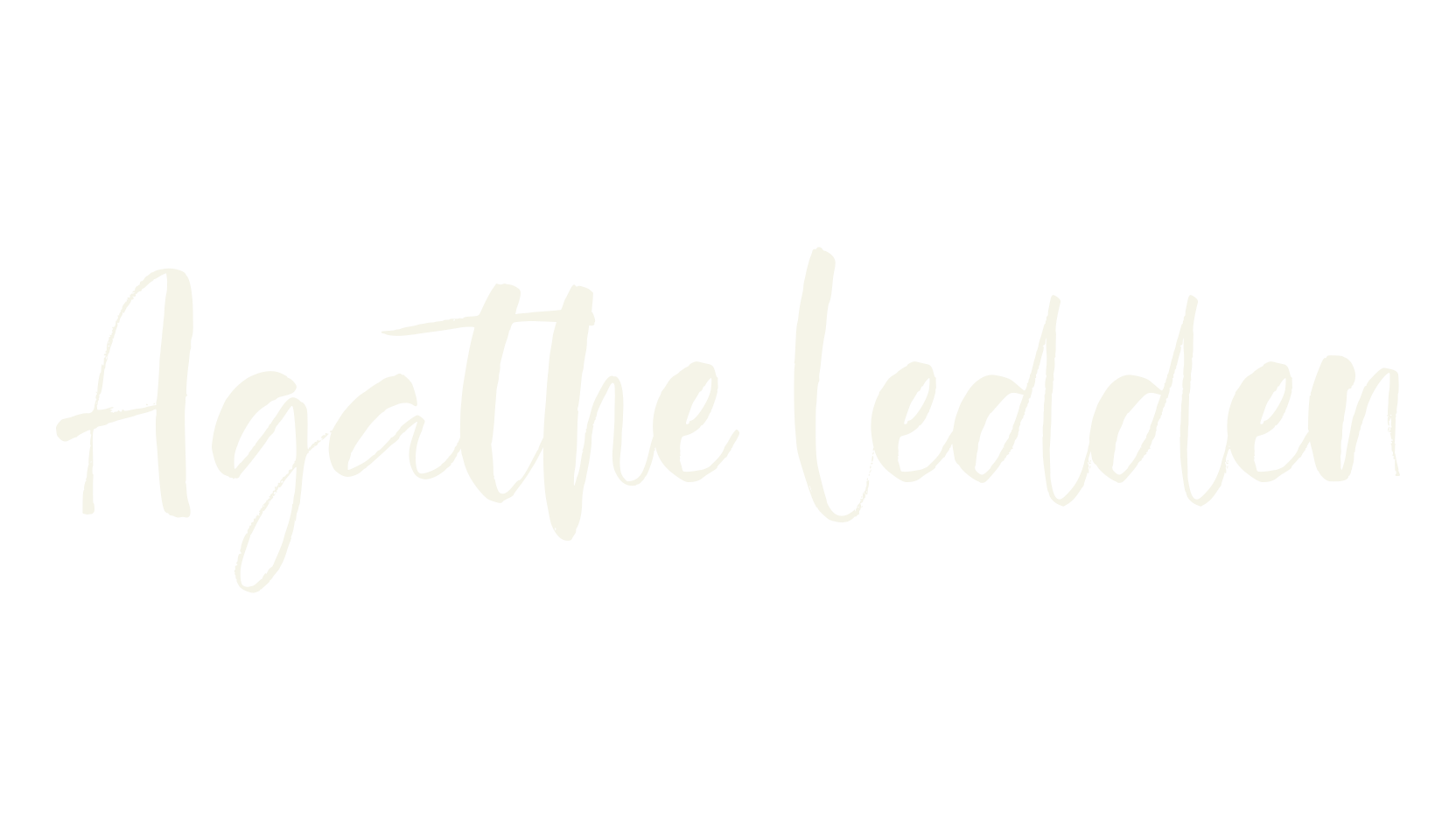 Agathe Ledden, handwriting font preview