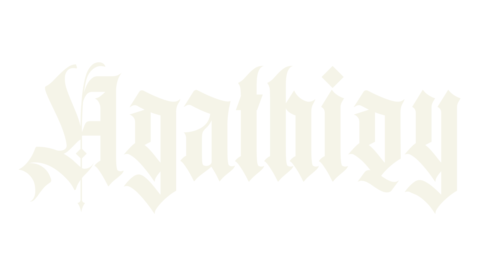 Agathiqy, fashion script font preview