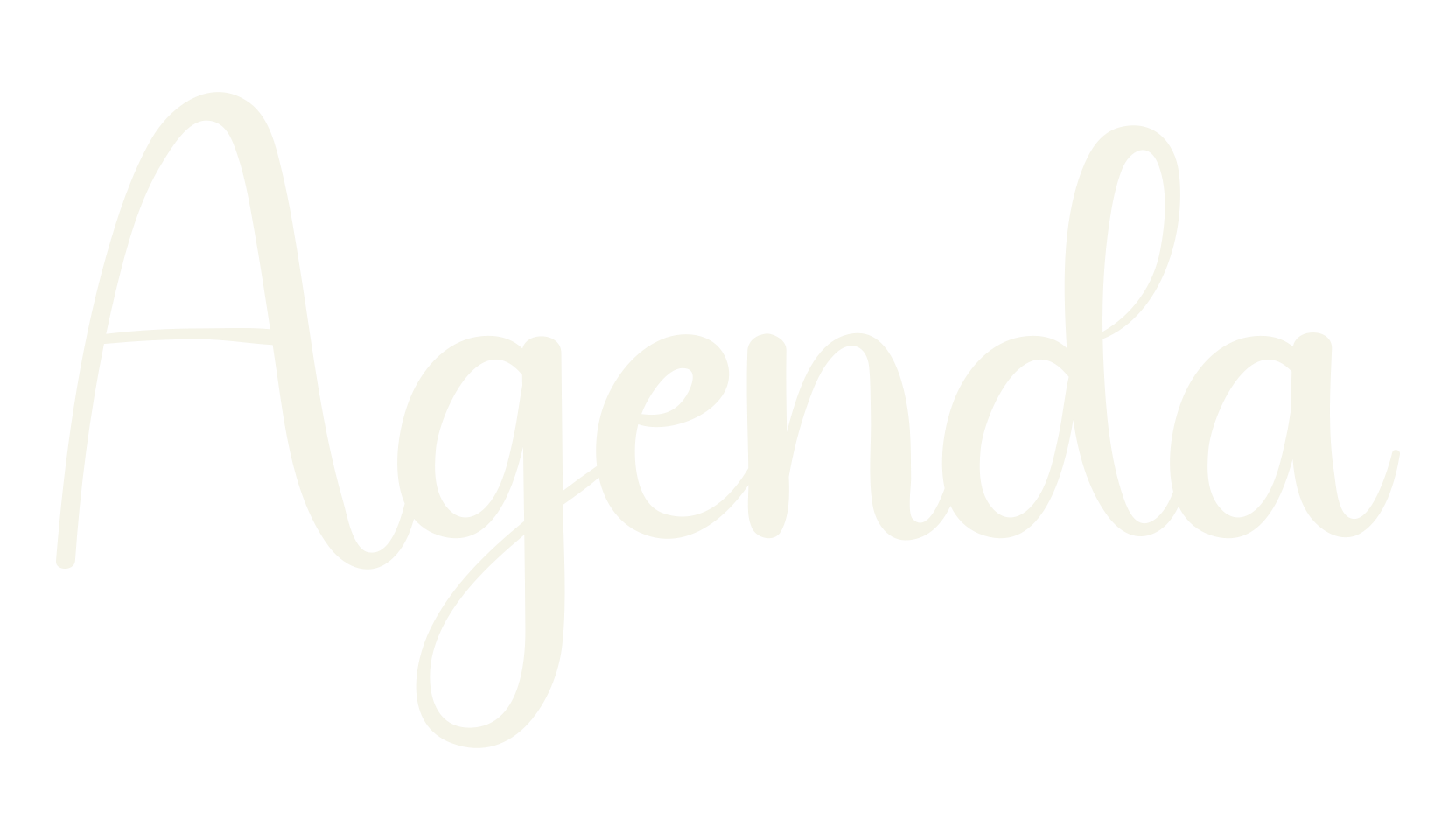 Agenda, calligraphy font preview
